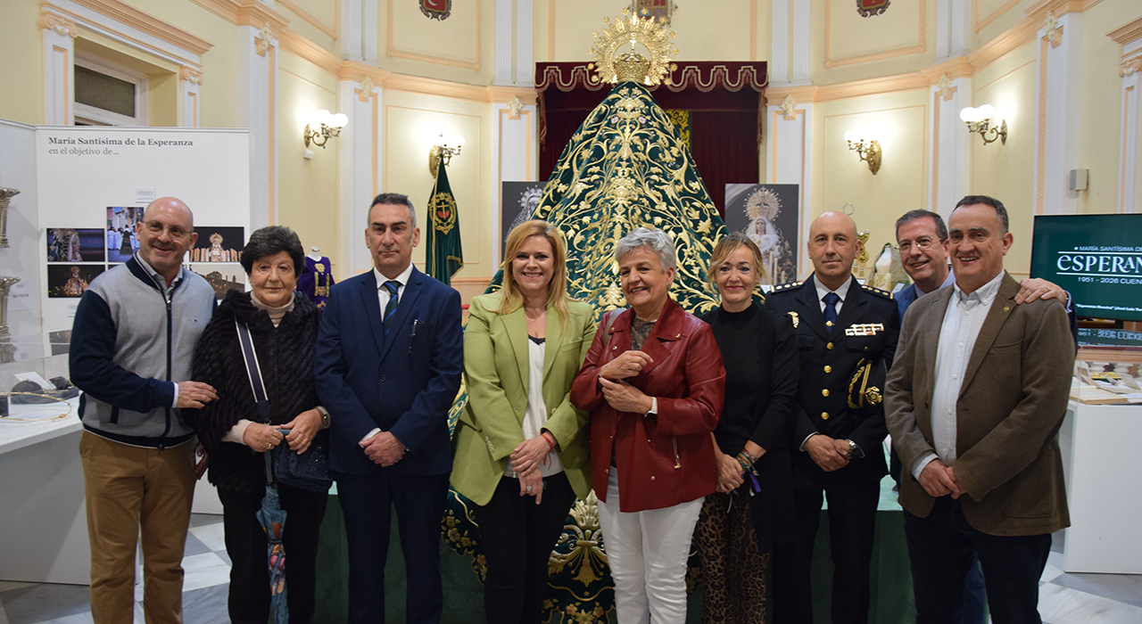 La Diputación de Cuenca acoge la exposición dedicada al 75 Aniversario de la Virgen de la Esperanza hasta el 28 de mayo
