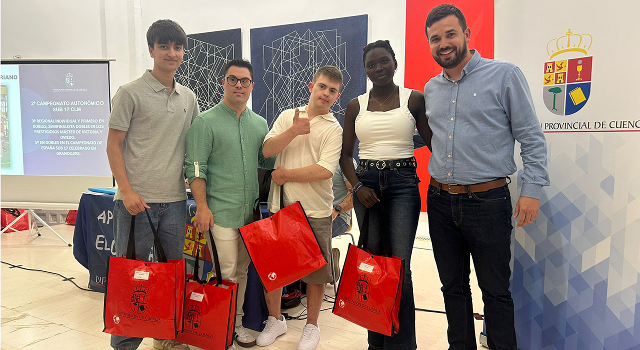 La Diputación de Cuenca premia a 63 jóvenes deportistas y duplica sus becas hasta los 70000 euros