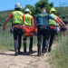 La Guardia Civil evacúa en helicóptero a un senderista de 75 años tras sufrir un desvanecimiento en Las Cárcavas de Valdepeñas de la Sierra