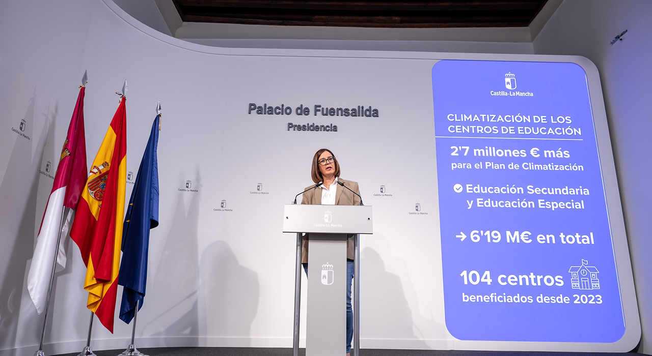 La Junta destina 2,7 millones de euros a mejorar el confort térmico y la adaptación climática de los centros educativos públicos de Castilla-La Mancha 2 La Junta destina 2,7 millones de euros a mejorar el confort térmico y la adaptación climática de los centros educativos públicos de Castilla-La Mancha
