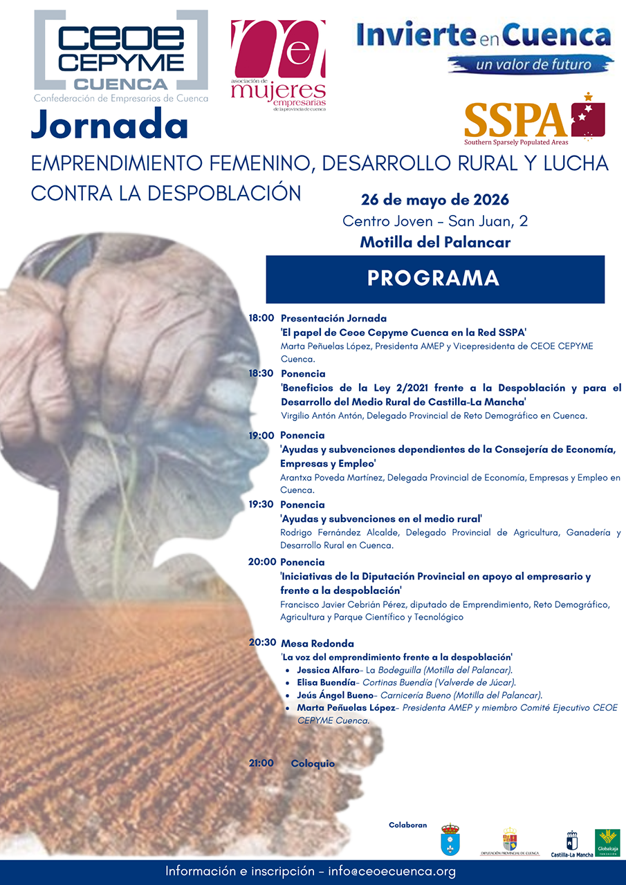 Las mujeres empresarias de Cuenca toman Motilla para combatir la despoblación con ayudas reales 2 Las mujeres empresarias de Cuenca toman Motilla para combatir la despoblación con ayudas reales