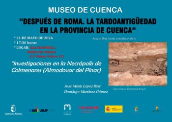 El descubrimiento de la necrópolis hispanovisigoda de Los Colmenares, en Almodóvar del Pinar, cambió la comprensión del espacio funerario en la provincia tras salir a la luz durante las obras del AVE Madrid-Levante-Murcia. Para detallar estos hallazgos, los arqueólogos de Carpetania Íntegra, José María López Ruiz y Domingo Martínez Gómez, impartirán el próximo jueves 21 de mayo de 2026 una conferencia en la Sala Segóbriga del Museo de Cuenca. La cita, de entrada libre hasta completar aforo, comenzará a las 17:30 horas en las instalaciones de la calle Obispo Valero. El yacimiento abarca una superficie de 1.400 metros cuadrados y destaca por la compleja organización interna de sus enterramientos. Durante las excavaciones en el sector I se documentaron 56 tumbas, la mayoría con una orientación Norte-Sur, aunque con variantes que sugieren distintas interpretaciones rituales o de adaptación al terreno. La distribución revela diferencias notables en la planificación del espacio. Mientras la zona norte presenta un esquema más ordenado, el sur se organiza mediante un sistema de "calles", lo que indica a los investigadores una posible división basada en diferencias sociales. Evolución del estudio tardoantiguo en la provincia Esta ponencia forma parte del ciclo "Después de Roma. La Tardoantigüedad en la provincia de Cuenca", organizado por el Museo de Cuenca, la UIMP, la Delegación de Educación, Cultura y Deportes y la UCLM. Durante el primer semestre de este año, la programación ha ido trazando una radiografía histórica de la transición territorial en el entorno conquense. El análisis detallado de la necrópolis de Almodóvar del Pinar materializa sobre el terreno los conceptos históricos que se han venido tratando en los últimos meses. La trayectoria de este programa divulgativo ha permitido a los investigadores contextualizar el final del dominio romano y la llegada de los visigodos. Previamente, el ciclo ha abordado el marco general de la Carpetania tardorromana, el Bajo Imperio en el interior de Hispania y la epigrafía de la época. Este corpus de investigación, que incluye intervenciones de catedráticos y profesores como Margarita Vallejo, Ángel Fuentes o Jorge Morín, conforma un archivo documental que el museo está centralizando a través de su canal de YouTube. El yacimiento de Los Colmenares se integra así en un mapa arqueológico mucho más amplio que explica cómo se reestructuró la sociedad conquense tras la caída del Imperio.