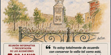 Los vecinos del centro de Cuenca recogen firmas en San Esteban para salvar la histórica valla y alegar sobre Carretería