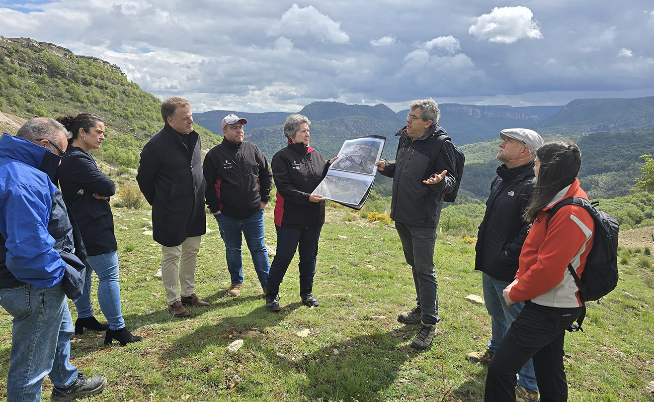 Nueva pasarela en el Salto de Poveda y rescate millonario de las minas de Peñalén para impulsar el turismo en el Alto Tajo