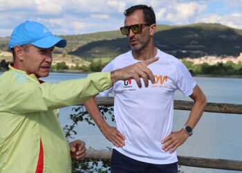 Pareja recupera su triatlón de la mano del campeón paralímpico Dani Molina