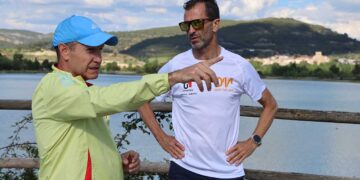 Pareja recupera su triatlón de la mano del campeón paralímpico Dani Molina