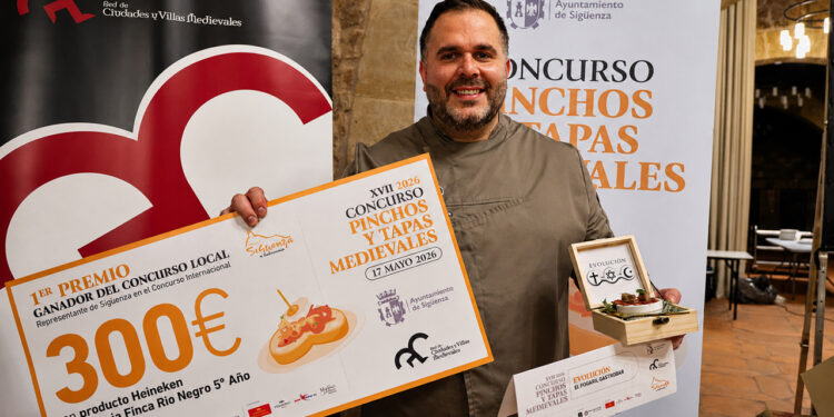 Rubén Urbano revalida el título de Chef Medieval seguntino con “Evolución” 1 Rubén Urbano revalida el título de Chef Medieval seguntino con “Evolución”