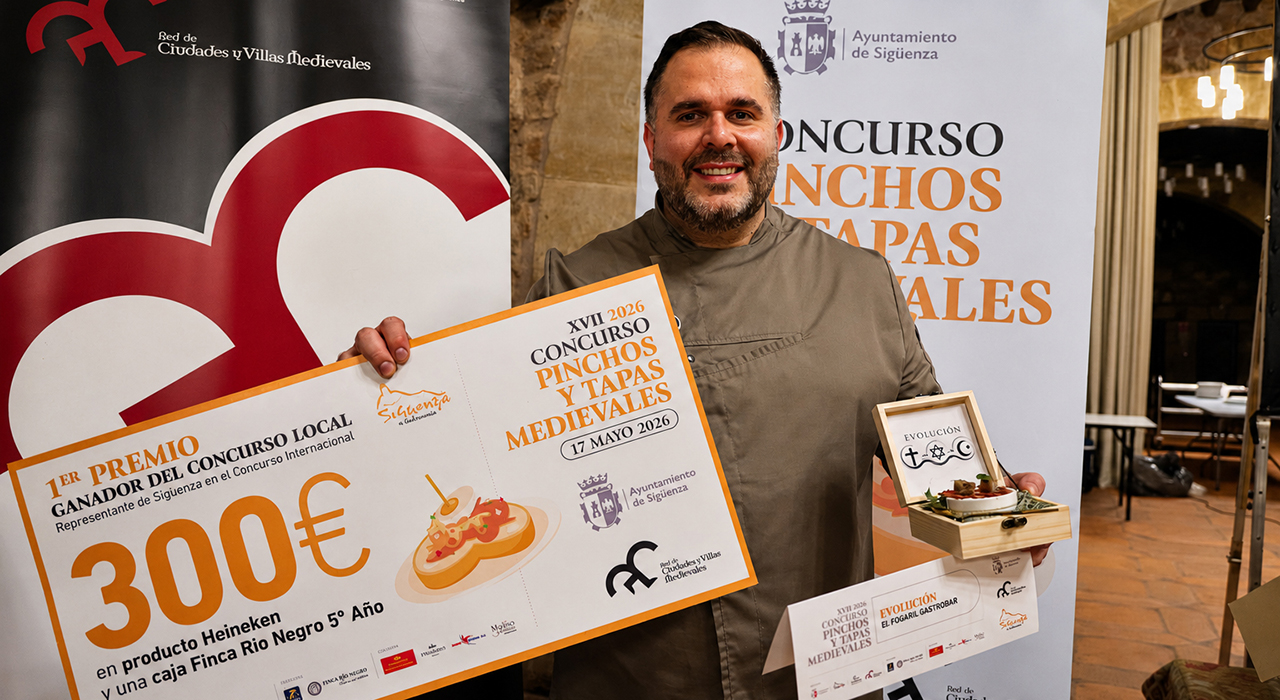 Rubén Urbano revalida el título de Chef Medieval seguntino con “Evolución” 2 Rubén Urbano revalida el título de Chef Medieval seguntino con “Evolución”