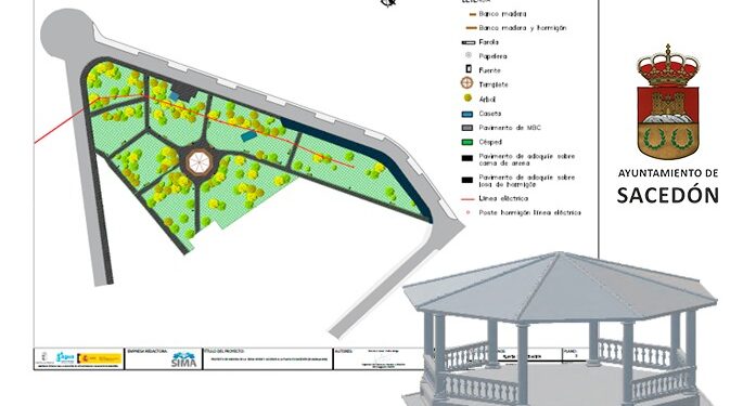 Sacedón renovará la zona verde del Parque de la Marina Española con una inversión de más de 400.000 euros 1 Sacedón renovará la zona verde del Parque de la Marina Española con una inversión de más de 400.000 euros