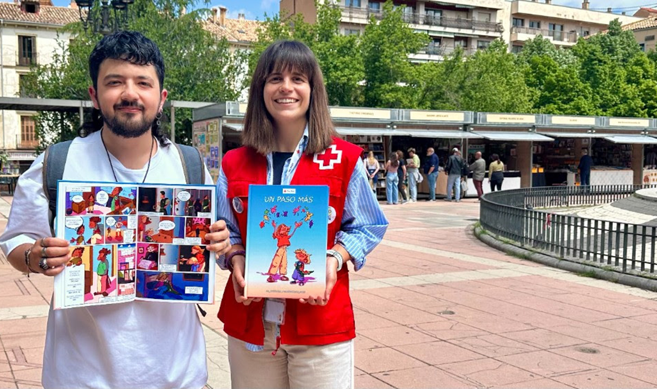 Un Paso Más, el cómic editado por Cruz Roja Cuenca contra la violencia de género, se presenta en Cuenca Lee