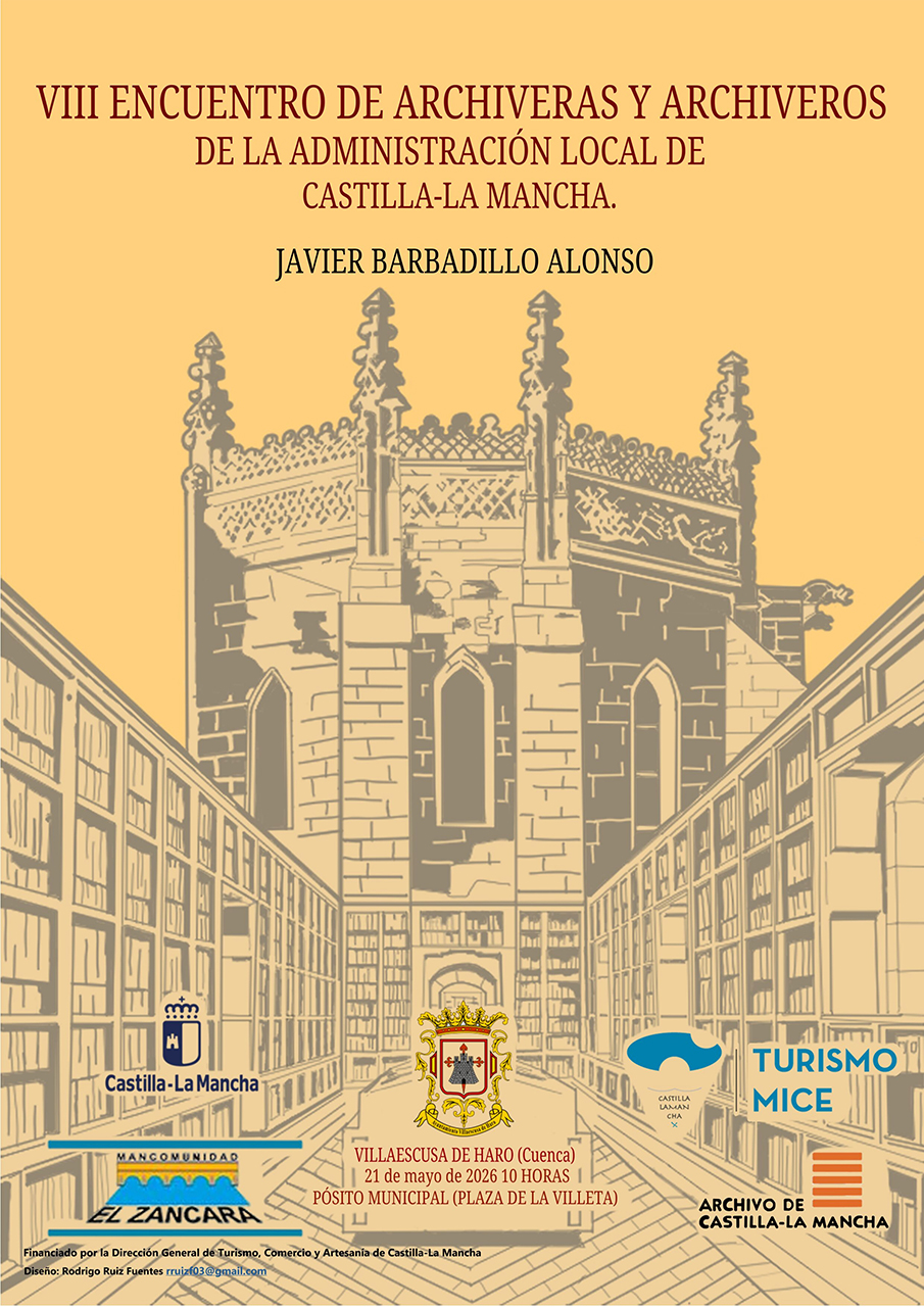 Villaescusa de Haro acoge el VIII Encuentro de Archiveras y Archiveros de Castilla-La Mancha 2 Villaescusa de Haro acoge el VIII Encuentro de Archiveras y Archiveros de Castilla-La Mancha