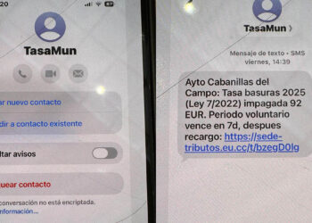 Alerta en Cabanillas del Campo por una estafa de falsos SMS sobre la tasa de basuras