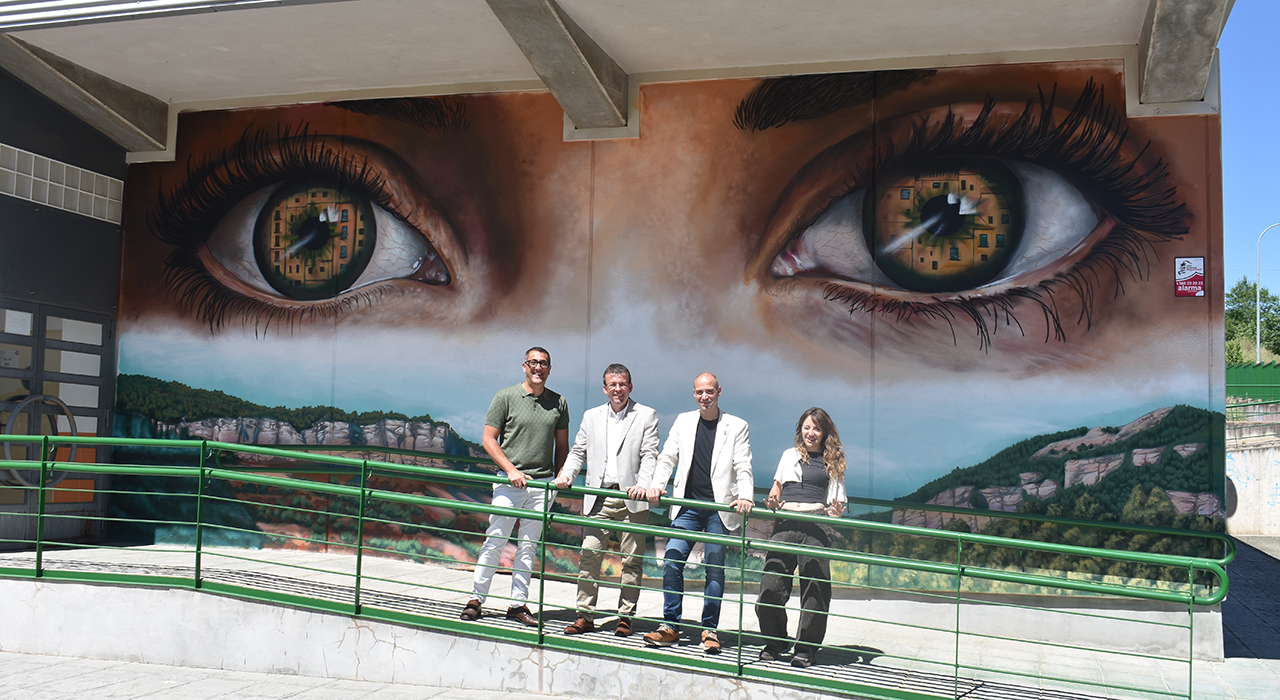 Así son los 650 metros de murales que transforman el CIFP Nº1 de Cuenca para impulsar el turismo provincial