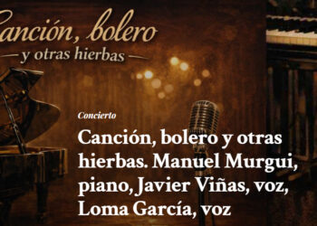 Canciones, boleros y otros paisajes sonoros en el recital de los conquenses Javier Viñas, loma García y Manuel Murgui