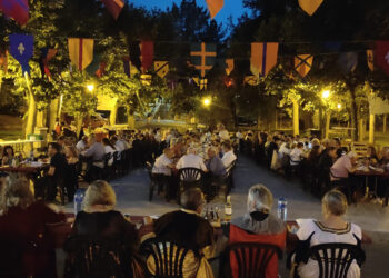 Cerca de 200 personas participan en la XXXVI Cena Medieval de San Juan de Jadraque