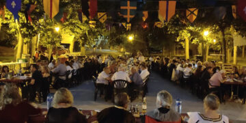Cerca de 200 personas participan en la XXXVI Cena Medieval de San Juan de Jadraque
