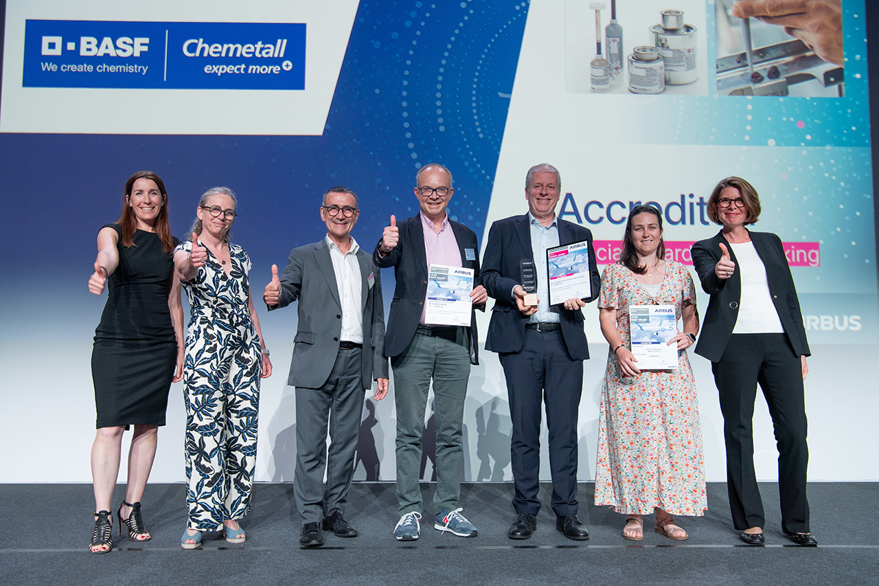 Chemetall recibe el premio Airbus SQIP por undécimo año consecutivo 2 Chemetall recibe el premio Airbus SQIP por undécimo año consecutivo