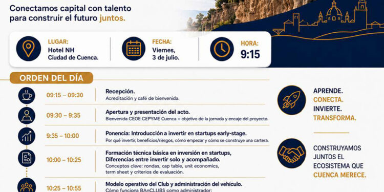 Cuenca impulsa su propio Club de Inversores para atraer startups a la provincia