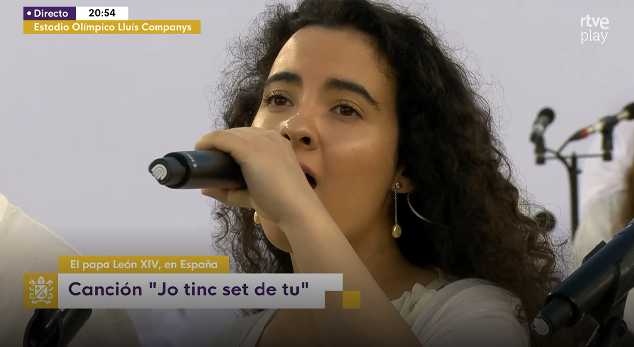 De Beteta al Estadio Olímpico: la familia conquense que ha puesto música a la histórica vigilia del Papa en Barcelona 3 De Beteta al Estadio Olímpico la familia conquense que ha puesto música a la histórica vigilia del Papa en Barcelona