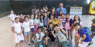 De El Badiel a Santa Ana 500 escolares de Guadalajara aprenden valores en el nuevo Aula de Cine