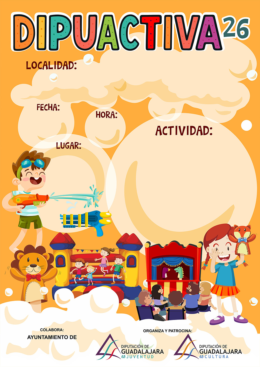 Dipuactiva 2026 lleva actividades de ocio infantil y juvenil a 75 pueblos de Guadalajara este verano 2 Dipuactiva 2026 lleva actividades de ocio infantil y juvenil a 75 pueblos de Guadalajara este verano