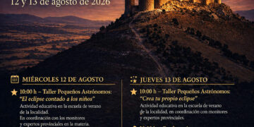 El Ayuntamiento de Jadraque ha organizado el "Festival del Eclipse Solar" para los días 12 y 13 de agosto, coincidiendo con el esperado fenómeno astronómico de este año. El municipio ha habilitado el paseo de ronda y los aparcamientos del Castillo del Cid como puntos principales de observación. La iniciativa busca aprovechar la ubicación privilegiada de la localidad en la provincia de Guadalajara para ofrecer una programación que combina ciencia, turismo y cultura. Las actividades comenzarán el miércoles 12 de agosto con el taller educativo "El eclipse contado a los niños". Durante esa tarde, los asistentes podrán observar el eclipse solar desde el entorno de la fortaleza histórica. Como cierre de esa primera jornada, el interior del castillo acogerá la Gran Verbena Solar, un espectáculo musical al aire libre. Al día siguiente, el jueves 13 de agosto, el programa continuará con un nuevo taller infantil y una conferencia divulgativa sobre eclipses impartida por especialistas. Esa misma noche, aprovechando uno de los momentos de mayor actividad de meteoros del año, se realizará una observación de las Perseidas guiada por un experto Starlight. De forma complementaria, la Fundación Perlado Verdugo albergará la exposición "Cielos de Guadalajara" entre el 7 y el 16 de agosto. La Concejalía de Turismo también ha puesto en marcha el concurso de fotografía astronómica "Miradas al Eclipse Solar", abierto a todos los asistentes. La apuesta de Jadraque por este evento astronómico consolida la tendencia que hemos documentado en Liberal de Castilla durante el último año respecto al auge del astroturismo en la provincia. Informaciones previas ya señalaban los esfuerzos de distintos municipios de Guadalajara por certificar la calidad de sus cielos y promover rutas guiadas por expertos Starlight para atraer un turismo más especializado. La elección del Castillo del Cid como escenario para este festival demuestra una evolución en la estrategia local: ya no solo se trata de conservar el patrimonio histórico, sino de integrarlo activamente con la divulgación científica. De este modo, el eclipse de 2026 actúa como catalizador de un proyecto turístico más amplio que posiciona a la comarca como un referente en la observación del firmamento.