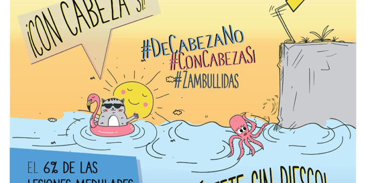 El Hospital Nacional de Parapléjicos y entidades de referencia hacen un llamamiento a evitar las zambullidas imprudentes este verano 1 El Hospital Nacional de Parapléjicos y entidades de referencia hacen un llamamiento a evitar las zambullidas imprudentes este verano