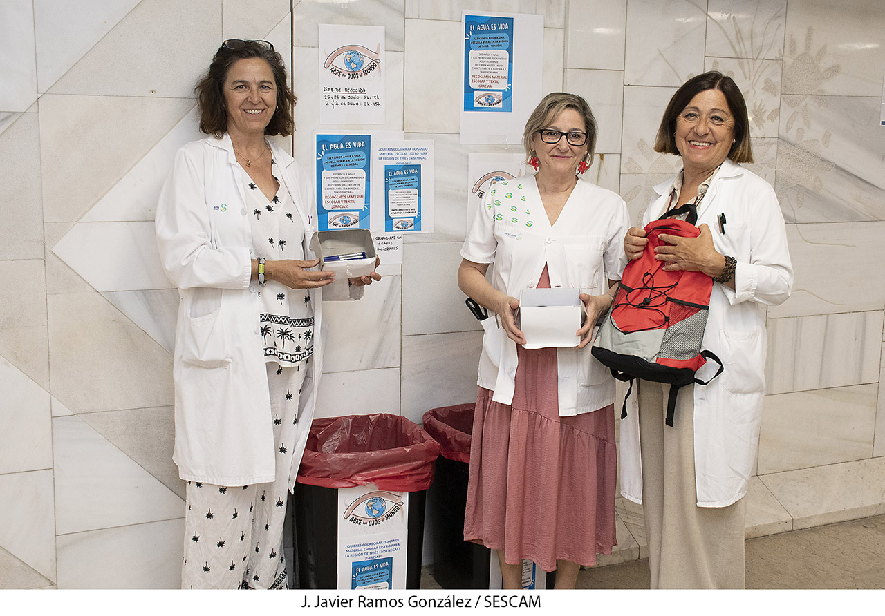 El Hospital Universitario de Guadalajara habilita un punto de recogida de material escolar para una escuela rural en la región senegalesa de Thiès 2 El Hospital Universitario de Guadalajara habilita un punto de recogida de material escolar para una escuela rural en la región senegalesa de Thiès