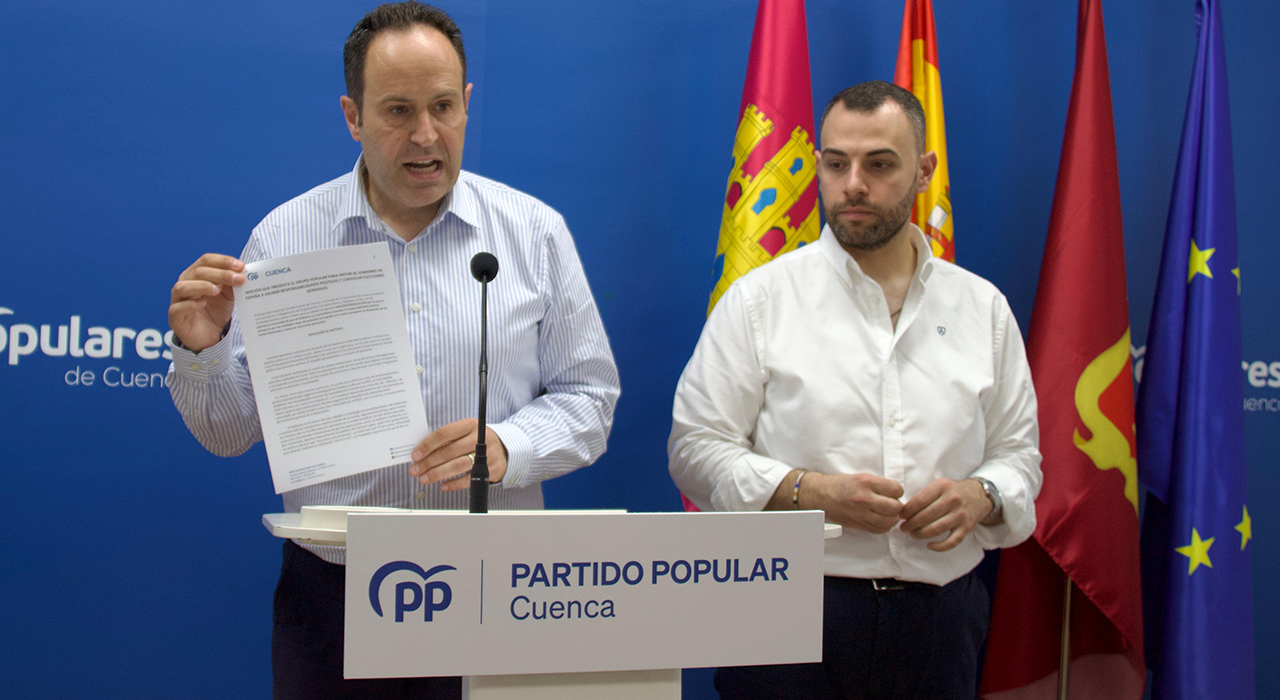 El PP de Cuenca llevará a pleno en la Diputación y en los diferentes ayuntamientos una moción para instar a Sánchez a convocar elecciones 2 El PP de Cuenca llevará a pleno en la Diputación y en los diferentes ayuntamientos una moción para instar a Sánchez a convocar elecciones