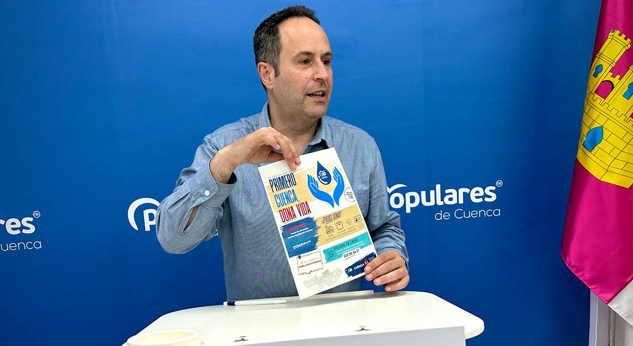 El Partido Popular de Cuenca lanza los ‘15 Días Solidarios’ bajo el lema "Primero Cuenca, dona vida" para impulsar la donación de sangre 2 El Partido Popular de Cuenca lanza los ‘15 Días Solidarios’ bajo el lema Primero Cuenca, dona vida para impulsar la donación de sangre