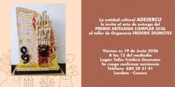 El Taller de Landete que resucitó los órganos de la Catedral de Cuenca recibe el Premio Artesanía Ejemplar 2026