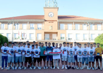 El alcalde ofrece una recepción al Sporting Cabanillas Juvenil, tras su ascenso a Nacional