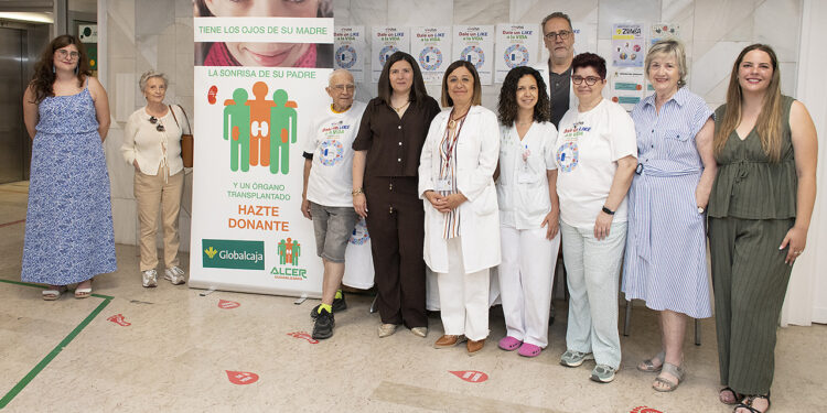 El aviso de ALCER en el Hospital de Guadalajara un solo donante salva ocho vidas, pero la solidaridad se desarraiga