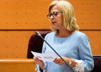 En la imagen, la senadora del PP por Guadalajara Montserrat Rivas.160626