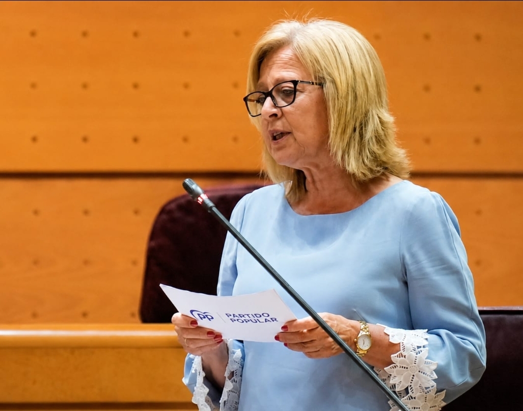 La tranquilidad que estamos perdiendo 2 En la imagen, la senadora del PP por Guadalajara Montserrat Rivas.160626