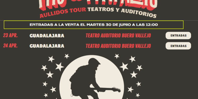 Fito y Fitipaldis abrirán el 25 aniversario del Buero Vallejo en Guadalajara: entradas a la venta hoy