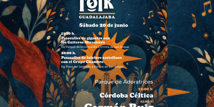 Gigantes y música celta toman Guadalajara este sábado: programación y horarios del Solsticio Folk