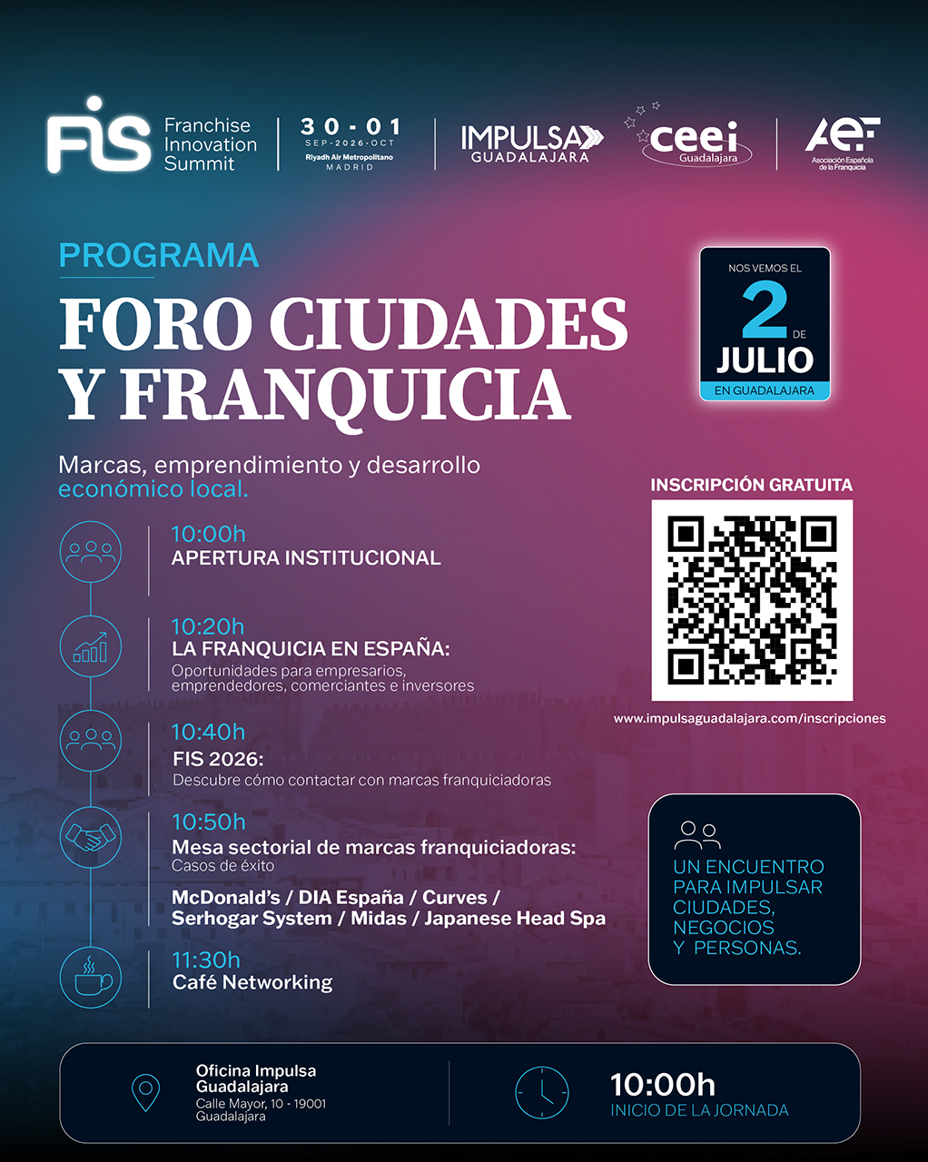 Guadalajara impulsa su comercio y emprendimiento local con la celebración del Foro Ciudades y Franquicia 2 Guadalajara impulsa su comercio y emprendimiento local con la celebración del Foro Ciudades y Franquicia