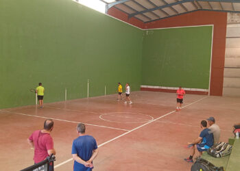 José Ramón y Daniel Hervás vencen en Tinajas, tercera prueba del Circuito Diputación de Frontenis