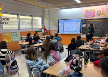 La Guardia Civil blinda las aulas de Guadalajara 18.000 escolares formados frente al ciberbullying y los riesgos de internet
