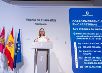 La Junta destina 1,9 millones de euros al arreglo de carreteras dañadas por precipitaciones intensas y danas