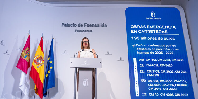 La Junta destina 1,9 millones de euros al arreglo de carreteras dañadas por precipitaciones intensas y danas