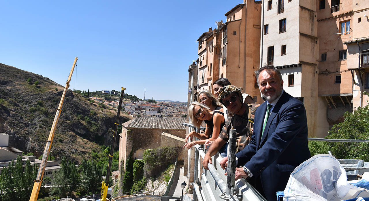 Las escaleras al Casco Histórico de Cuenca abrirán este año tras integrar un antiguo nevero y una vivienda del siglo XV 2 Las escaleras al Casco Histórico de Cuenca abrirán este año tras integrar un antiguo nevero y una vivienda del siglo XV