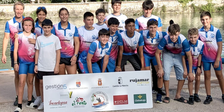 Las jóvenes promesas del Piragüismo Cuenca suben al podio en el XXVIII Rapel del Tajo 1 Las jóvenes promesas del Piragüismo Cuenca suben al podio en el XXVIII Rapel del Tajo