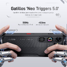 Llega al mercado español el nubia Neo 5 GT, un potente smartphone con gatillos laterales y ventilador incorporado
