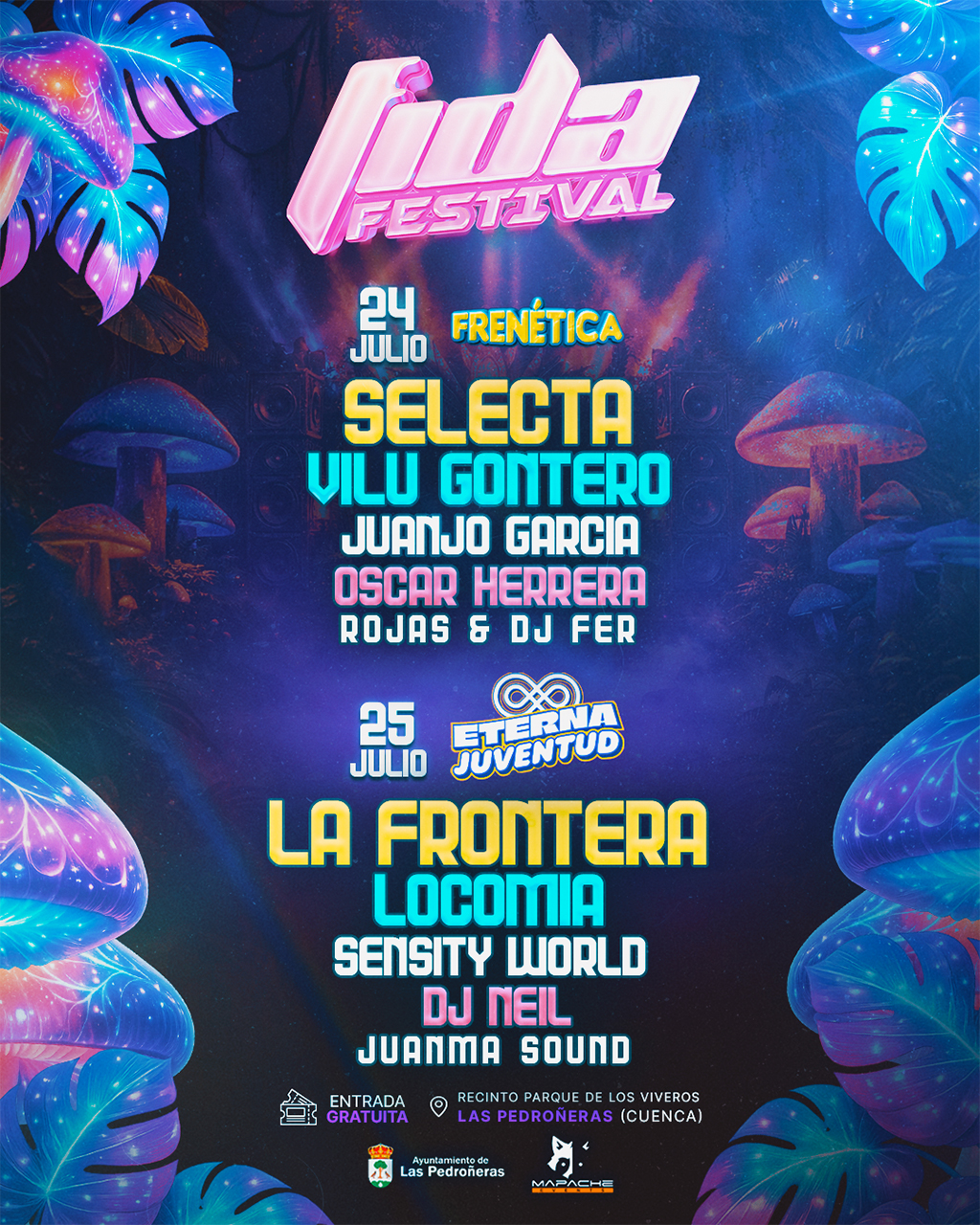 Locomía, La Frontera y música urbana gratis: así será el FIDA Festival de Las Pedroñeras este julio 2 Locomía, La Frontera y música urbana gratis así será el FIDA Festival de Las Pedroñeras este julio