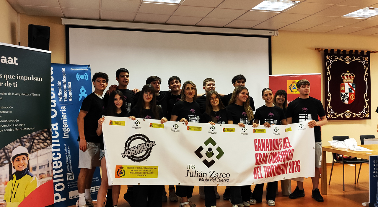 Los alumnos de Mota del Cuervo crean el hormigón más fuerte de Cuenca y alcanzan la final nacional 2 Los alumnos de Mota del Cuervo crean el hormigón más fuerte de Cuenca y alcanzan la final nacional