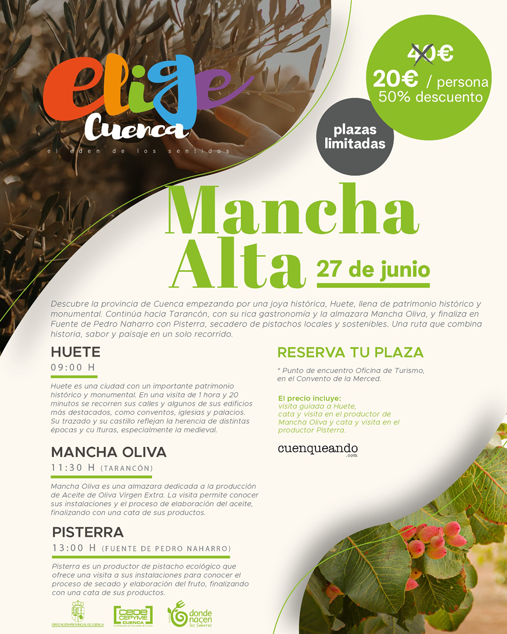 Nueva ruta gastroturística por Huete, Tarancón y Fuente de Pedro Naharro por 20 euros 2 Nueva ruta gastroturística por Huete, Tarancón y Fuente de Pedro Naharro por 20 euros