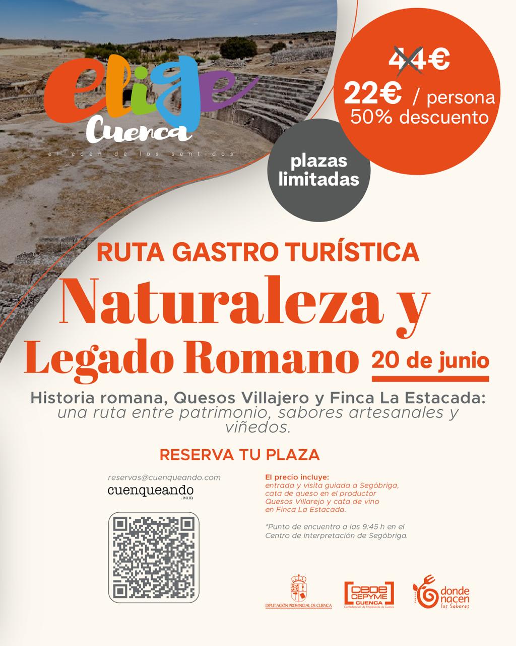Segóbriga, quesos y vino por 22 euros: el plan de ‘Elige Cuenca’ para este sábado