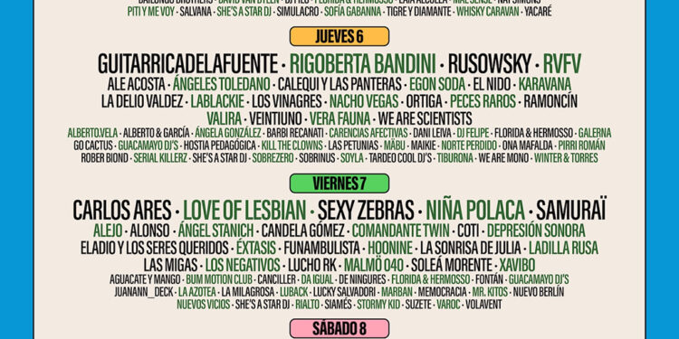Sonorama Ribera 2026 desvela su cartel por días, que convertirá Aranda de Duero en epicentro de la música en directo 1 Sonorama Ribera 2026 desvela su cartel por días, que convertirá Aranda de Duero en epicentro de la música en directo